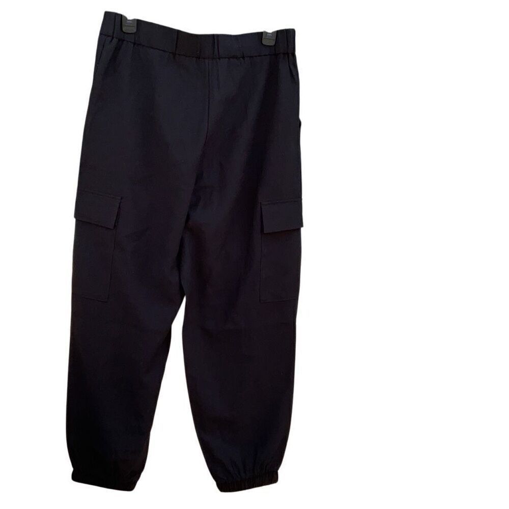 A New Day Black Jogger Stretch Waist Cargo Pants NWT Womens Size 10 - Picture 3 of 5